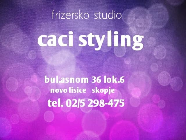 Фризерско студио Цаци стајлинг