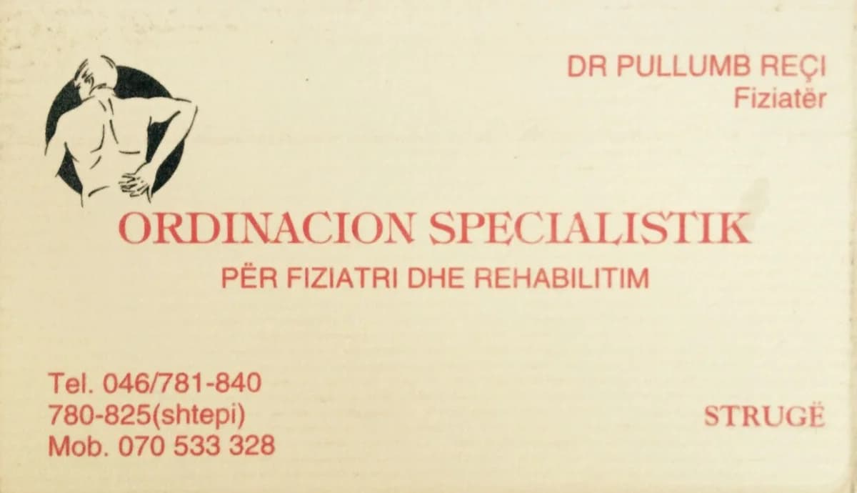 Clinic for Physical Therapy and Rehabilitation Pllum Reci